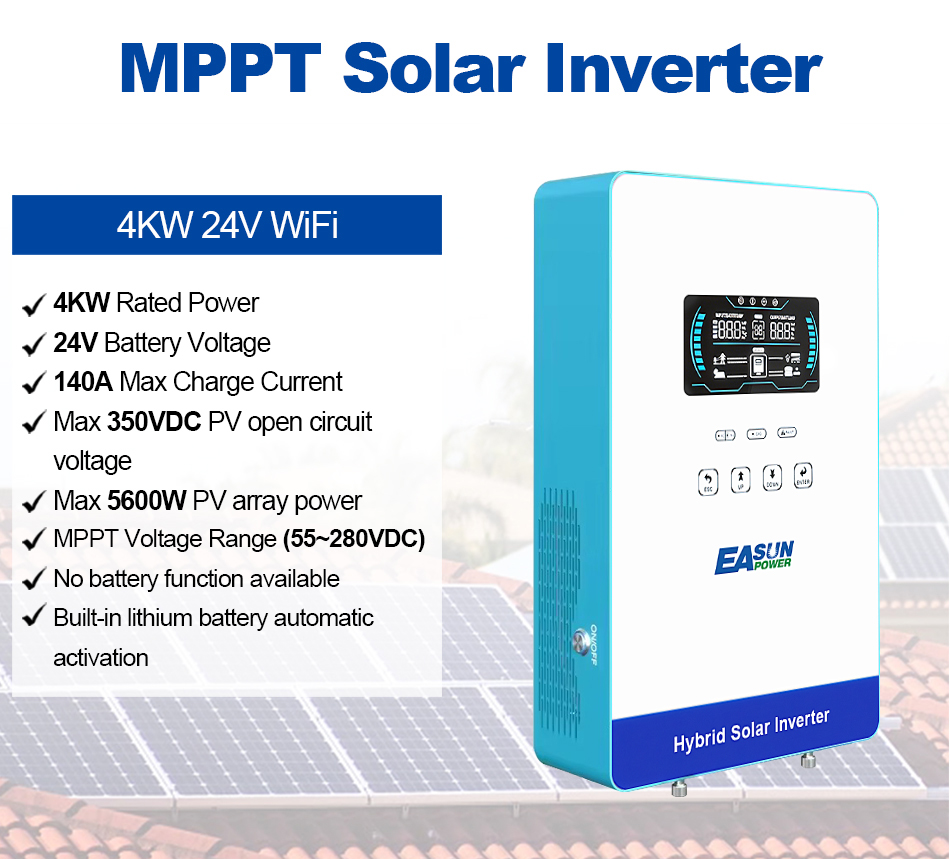 EASUN POWER Inverter 4KW 110V  - Grid Tie Inverter Limiter 2000W ulasan dan harga