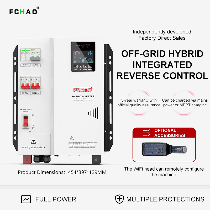 Inverter Hybrid Tenaga Surya F - Hybrid Solar Inverter 5.5Kw Mppt 48V ulasan dan harga