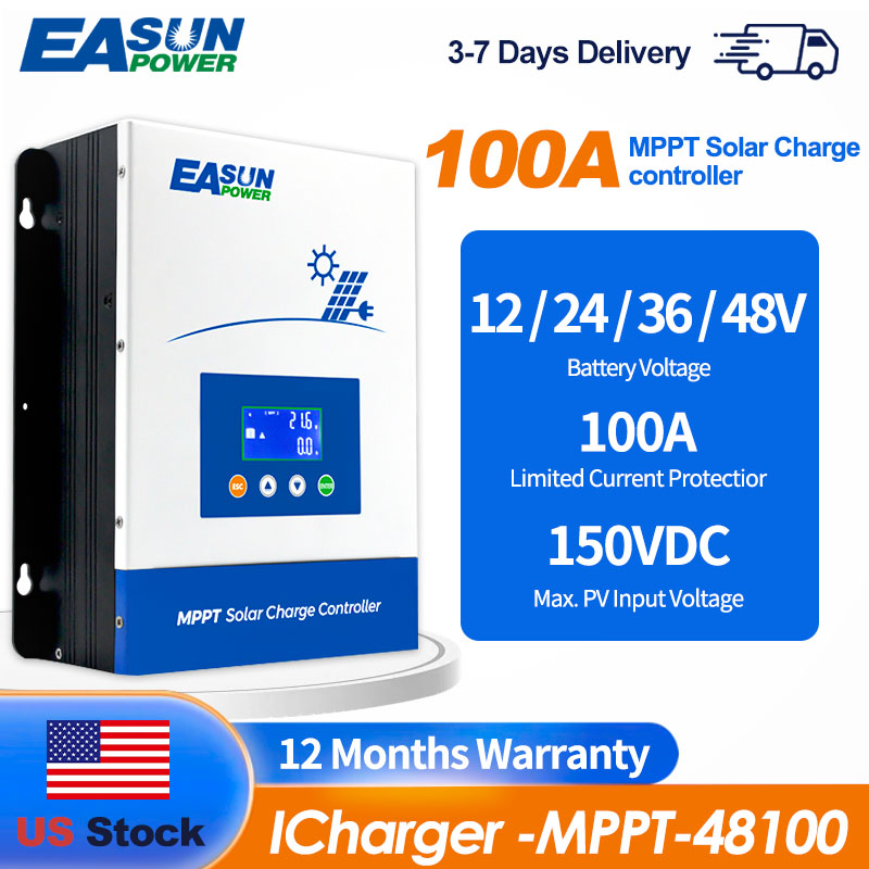 EASUN POWER 100A MPPT 48V Peng - Grid Tie Inverter Limiter 2000W ulasan dan harga