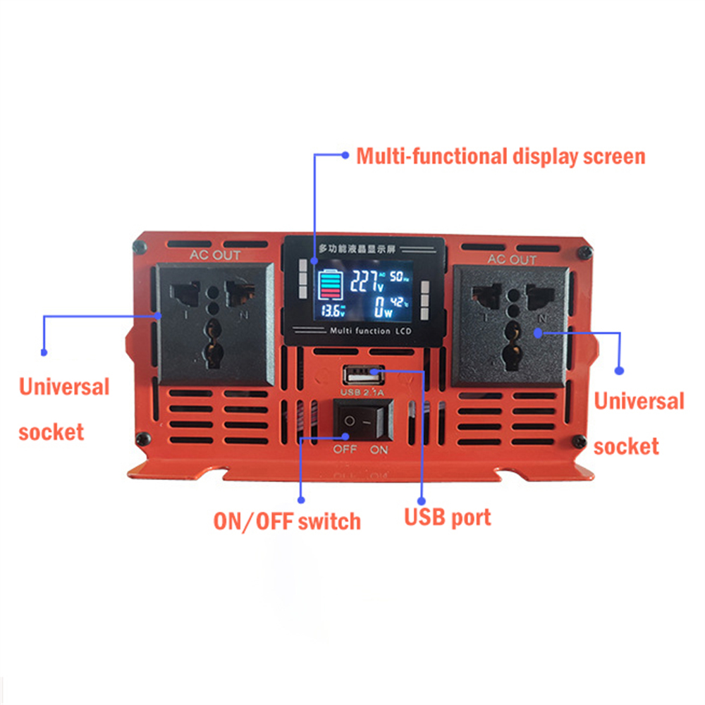 Gelombang Sinus Murni 3500W 50 - Pure Sine Wave Inverter 5000W 48V 220V ulasan dan harga